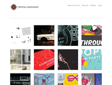 Tablet Screenshot of crystalshephard.com